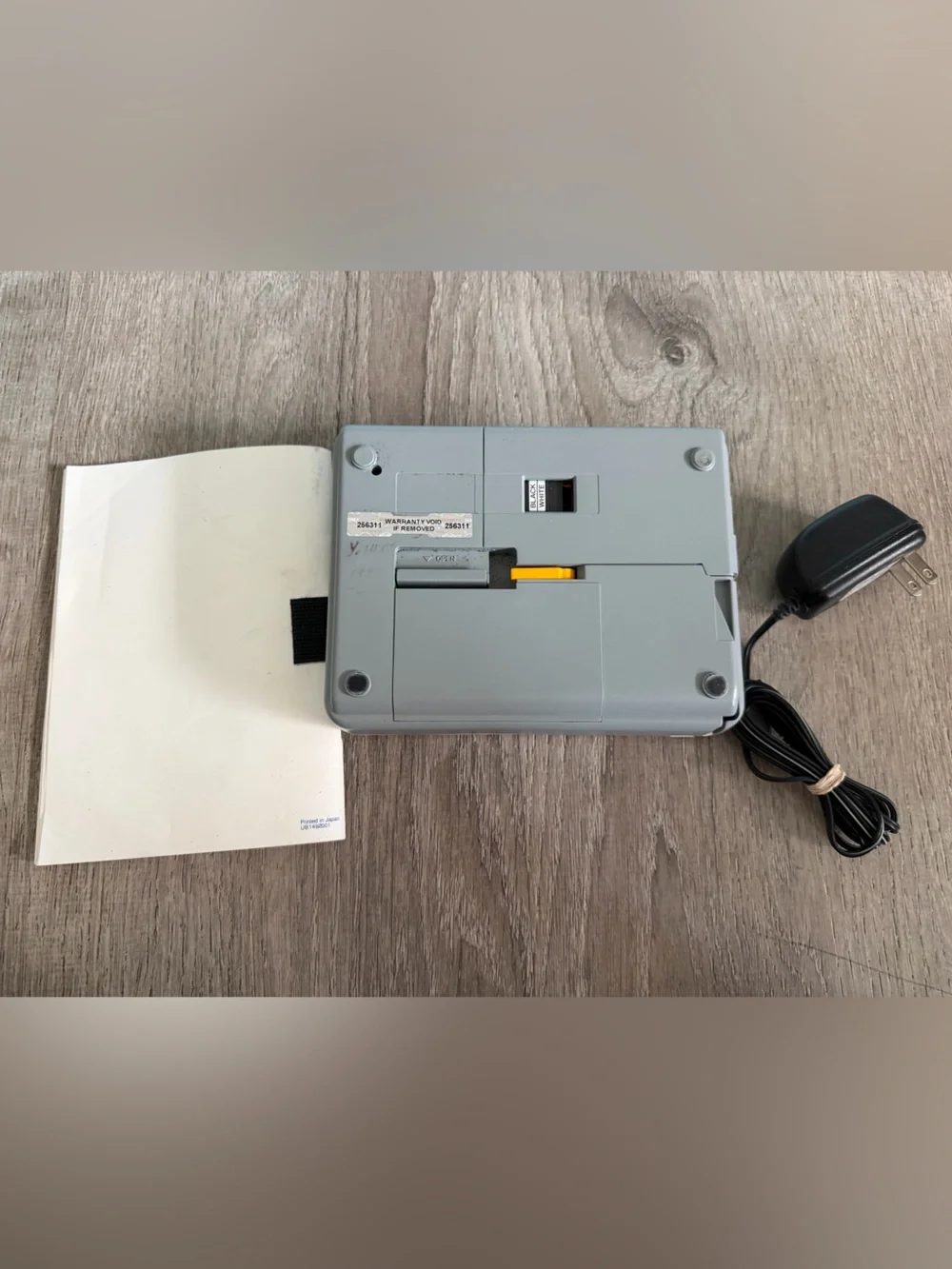 Brother P-touch III White and Gray Label Keyboard with Power Adapter & manual